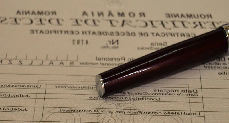 Căutarea datelor de deces: ce ar trebui să căutați în documente?